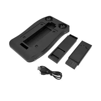 

For Sony Playstation PS4 VR 2nd Charging Dock Station 4-in-1 Multi-Functional Base Holder For PS4 MOVE Handle Console Charger