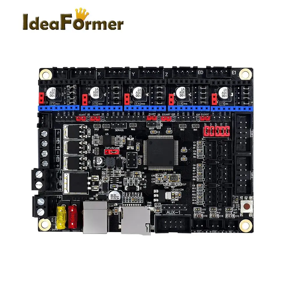 Peças de Impressora Placa de Controle Smoothieboard para Mks Pro para o Ender Cpu 32bit Placa Gen l Rampas 1.4 3 Cr10 V1.3 Skr 3d 32 Bit