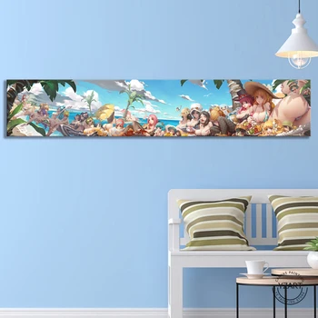 

1pcs Large Size HD Sexy Anime Girls Picture ONE PIECE Female Characters with Bikini Picture Wall Painting for Living Room Decor