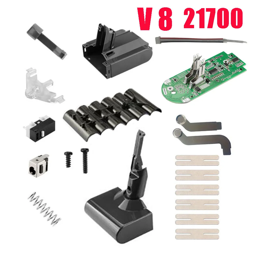 21700 Li Battery Plastic Case Charging 