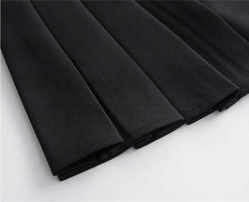 High Waist A-Line Pleated Skirt for Women - Cool Short Skirts School Uniforms, Sweet Girls Dance Skirt with Safety Pants included - Mini Skirt image 5