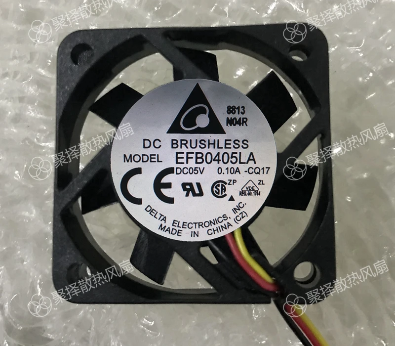 Новые блоки 4010 5 в 0 10 а 4 см/см бесшумный вентилятор охлаждения USB EFB0405LA box |