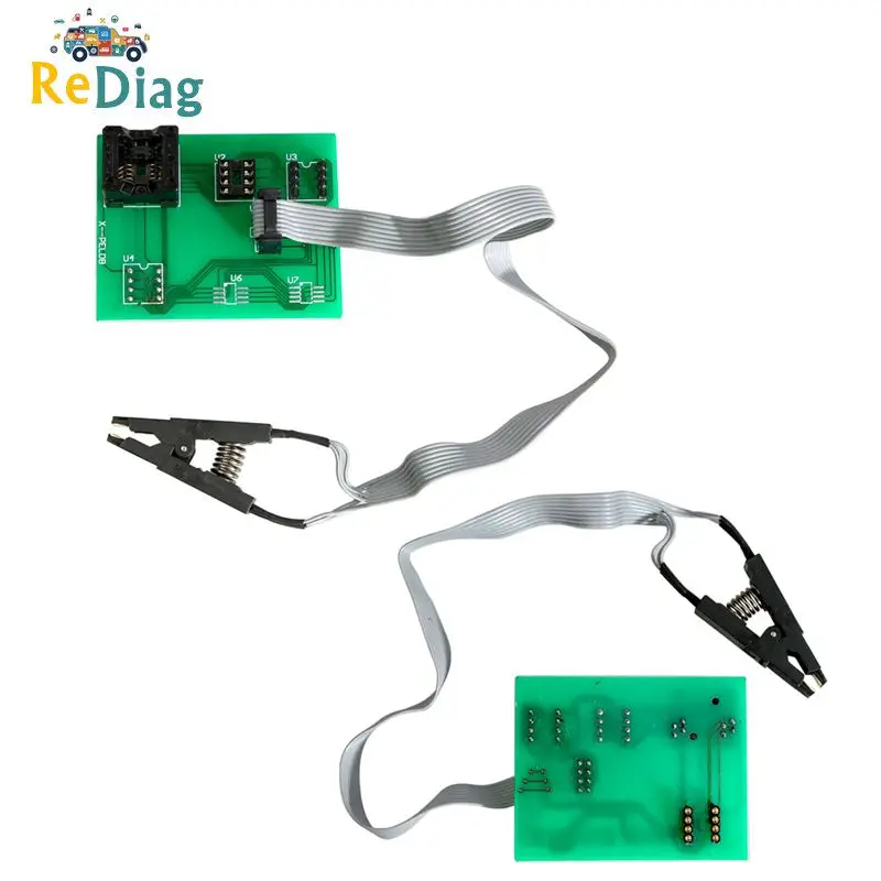 

EEPROM Board Adapter 8 SOIC Clip for Xprog V5.60/V5.70/V5.74/V5.84 UPA Green PCB Adapter Supports New XPROG-M V5.84
