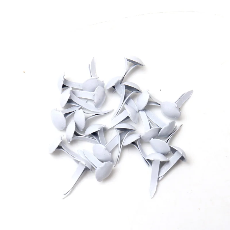 100pcs Mixed Multicolor Round Metal Studs Brads Embellishment Fastener Brads Metal Studs Crafts DIY and Spikes cp1114 