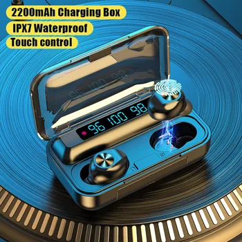 

TWS Bluetooth Earphones 5.0 Wireless Headphones With 2200mah Charge Box Sports Waterproof Headphone With Microphone Headsets