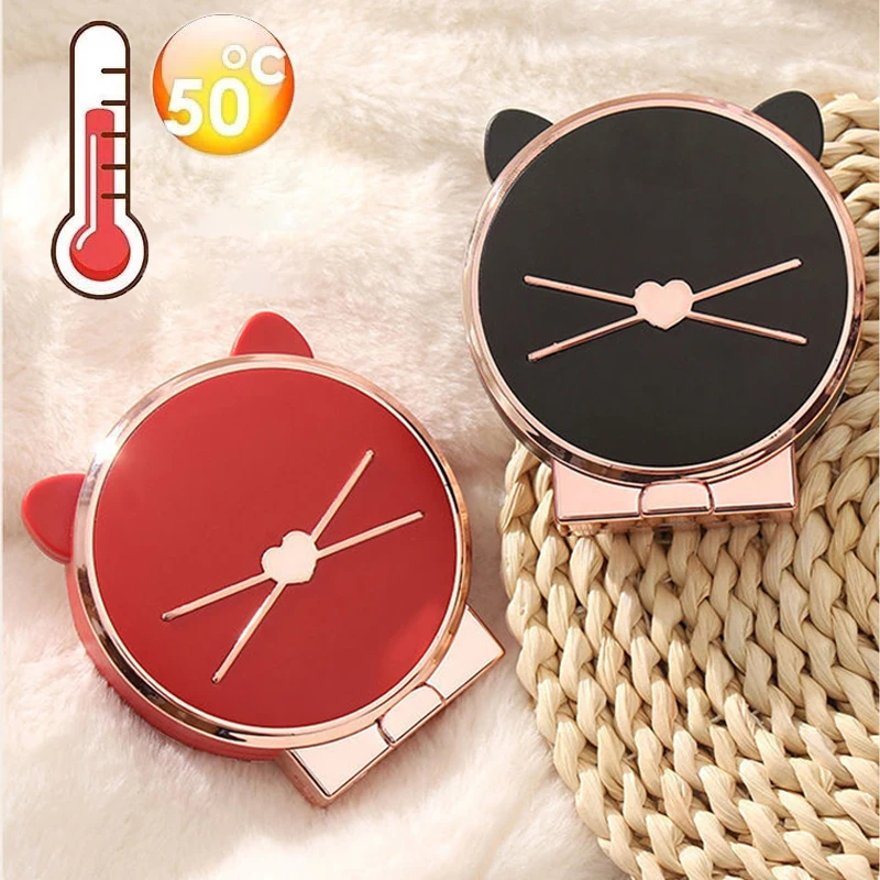 

New In Warm Winter Hand Warmer USB Heater Charging Portable Heater Charging Treasure Cute Cat Hand Warmer Mobile Power Supply