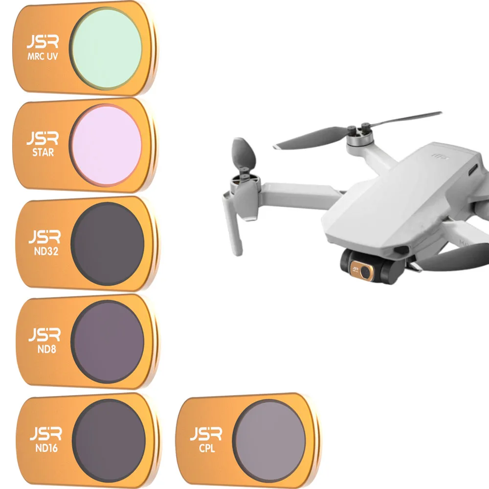 New IDN Drone Camera Accessories For DJI Mavic Mini Lens Protector Filter UV+CPL+ND8+16+32 Filters Neutral Density Set For Mavic Mini 