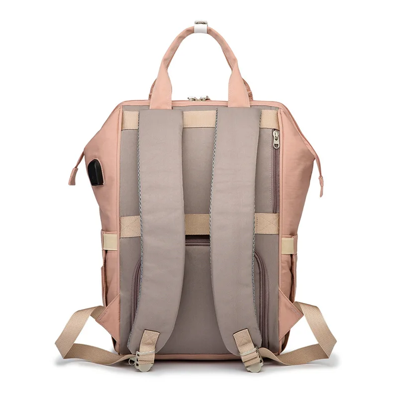 Large Bag for Mom Fashion Backpack Ladies Designer Baby Stroller Packet Maternal Travel Baby Care Nursing Diaper Bags for Womem