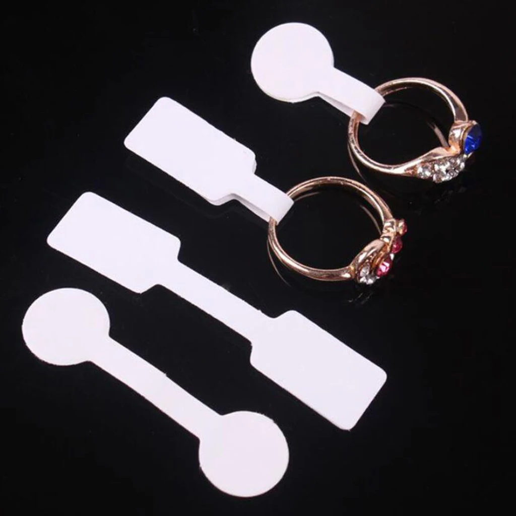 100x Blank Jewelry Price Tags Stickers Label for Jewelry Display