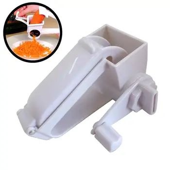 

Multi-function Hand Rotating Cheese Grater Rotary Ginger Slicer Graters Kitchen Gadget DIN889