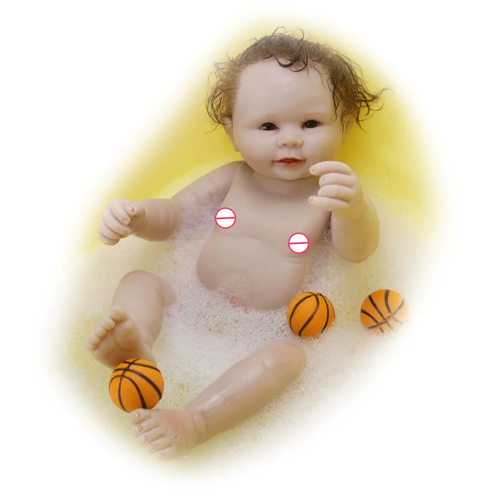 

Full Silicone Reborn Baby Dolls 22" 55cm Bebe Alive Kids Bath Playmate Lifelike Menina Boy Toddler Realistic Playmate Toys Gift