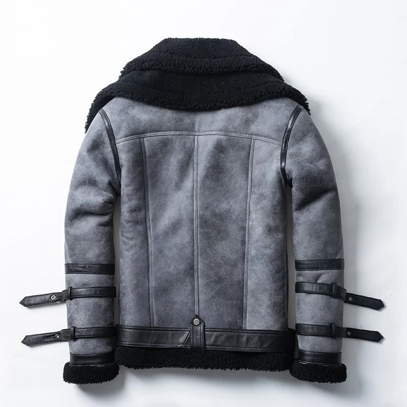 Рисунок 2 - Мужская мотоциклетная куртка из овчины