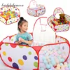 1.5M Portable Baby Playpen Children Ball Pit with Basketball Hoop Kids Dry Ball Pool Folding Indoor Outdoor Ballenbak Toys 1