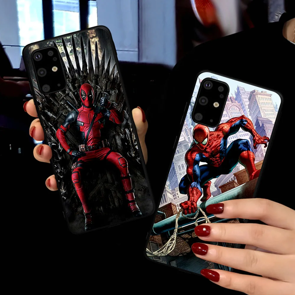 

Spider-Man SpiderMan Soft Case for Samsung S6 S7 S8 S9 S10 S11 S11E Plus case Note8 9 10 Plus M10 20 30 40 cover Etui Coque