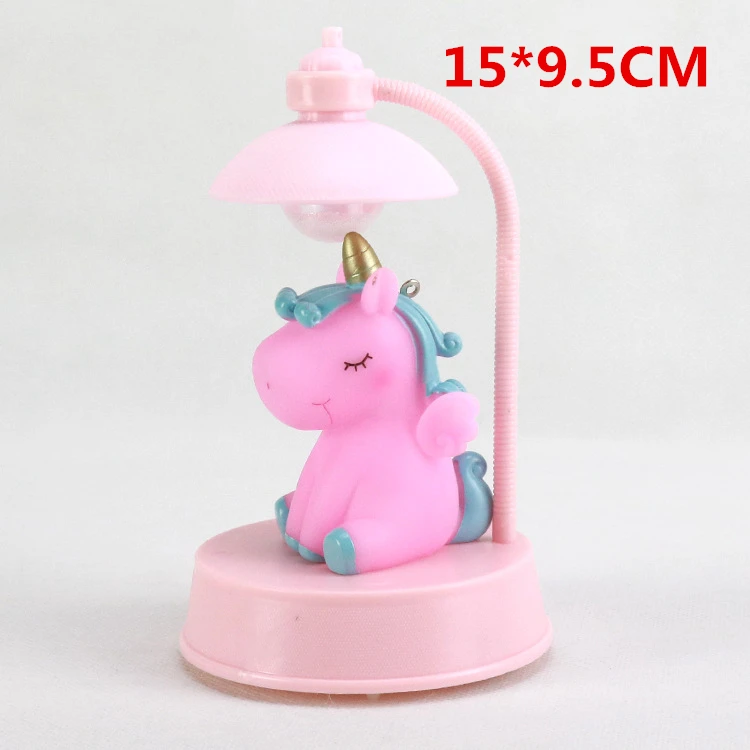 Unicorn Christmas Gift New Year Gift Toy light - Цвет: red