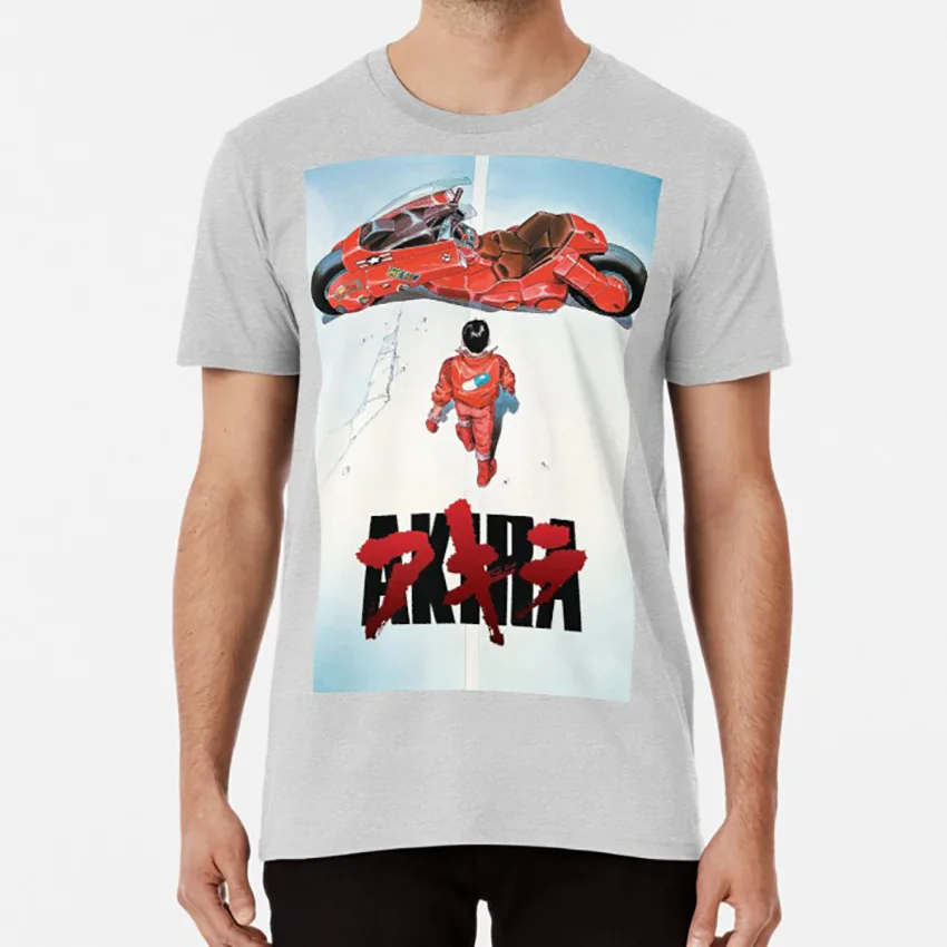 Акира постер фильма Футболка катсухиро Отомо 1988 аниме |