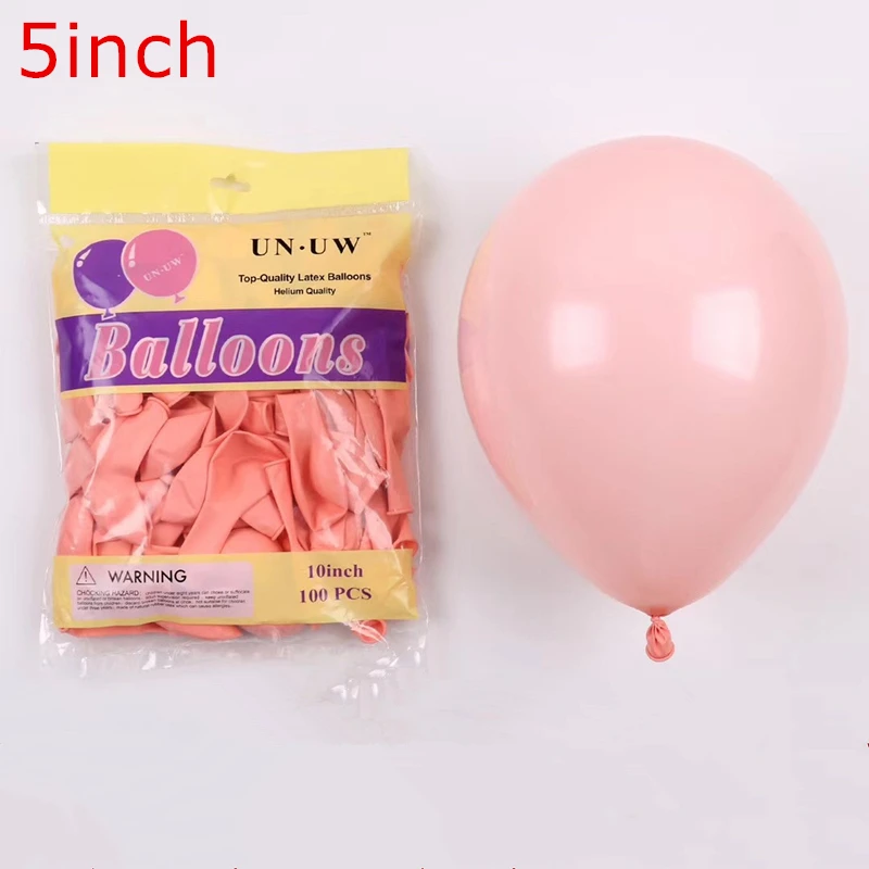 5inch Orange 10 шт., 10 дюймов, 5 дюймов, розовое золото, воздушный шар "Конфетти", латексный шар с днем рождения, Балон, свадебные украшения, вечерние шары - Цвет: 5inch Orange
