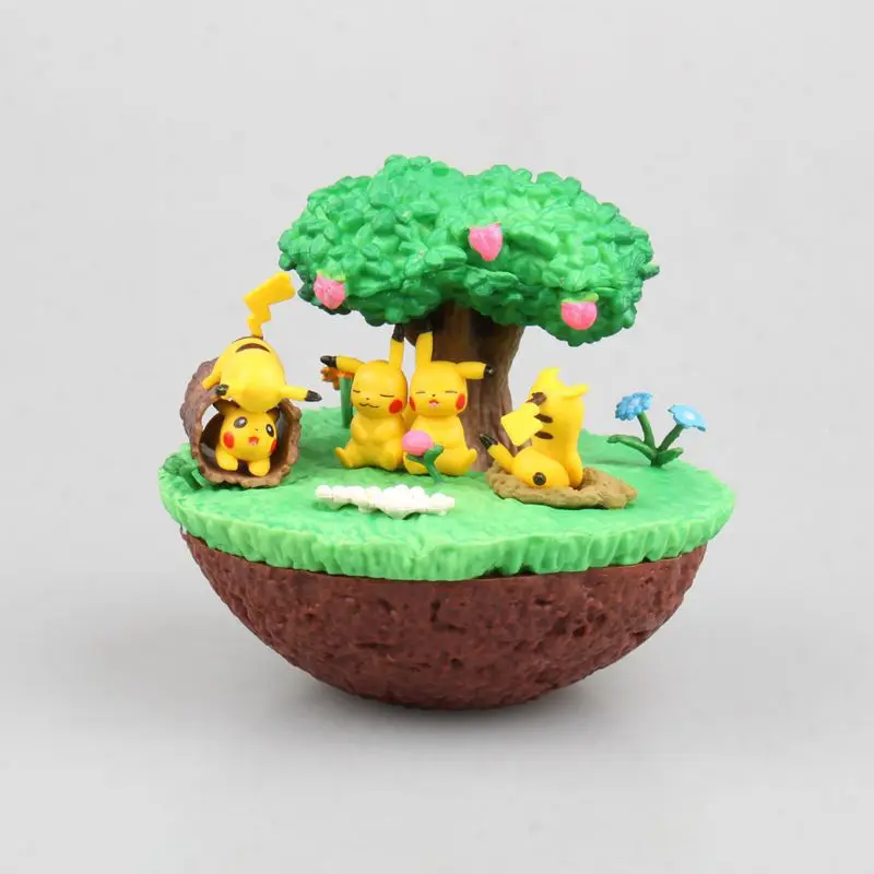 Pet Elf Pokemon Generation большой размер Poke Ball Pikachu сцена Покемон капсула игрушка