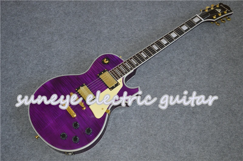 

Gold Hardware Electric Guitar Left Handed Guitar Kit & Floyd Rose Guitar Custom Available Suneye