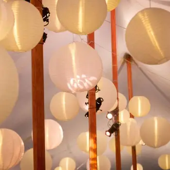 

20 pcs 6"-12" Beige Paper Lanterns Chinese Japanese Assorted Sizes & Colors lampion for Wedding Party Hanging Outdoor Decor