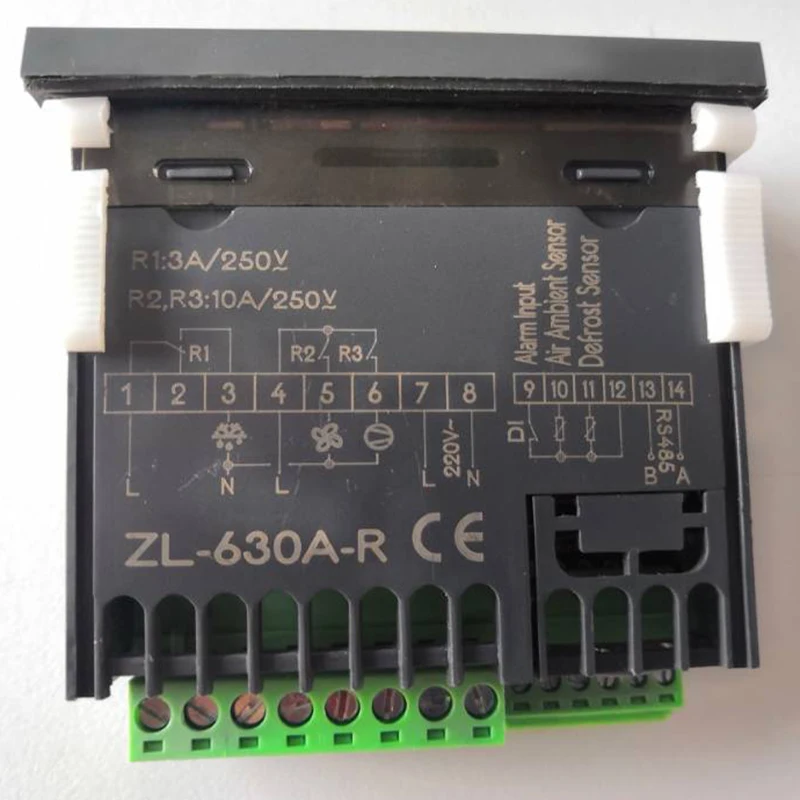 ZL-630A-R, контроллер температуры RS485, цифровой регулятор температуры холодного хранения, термостат, с Modbus