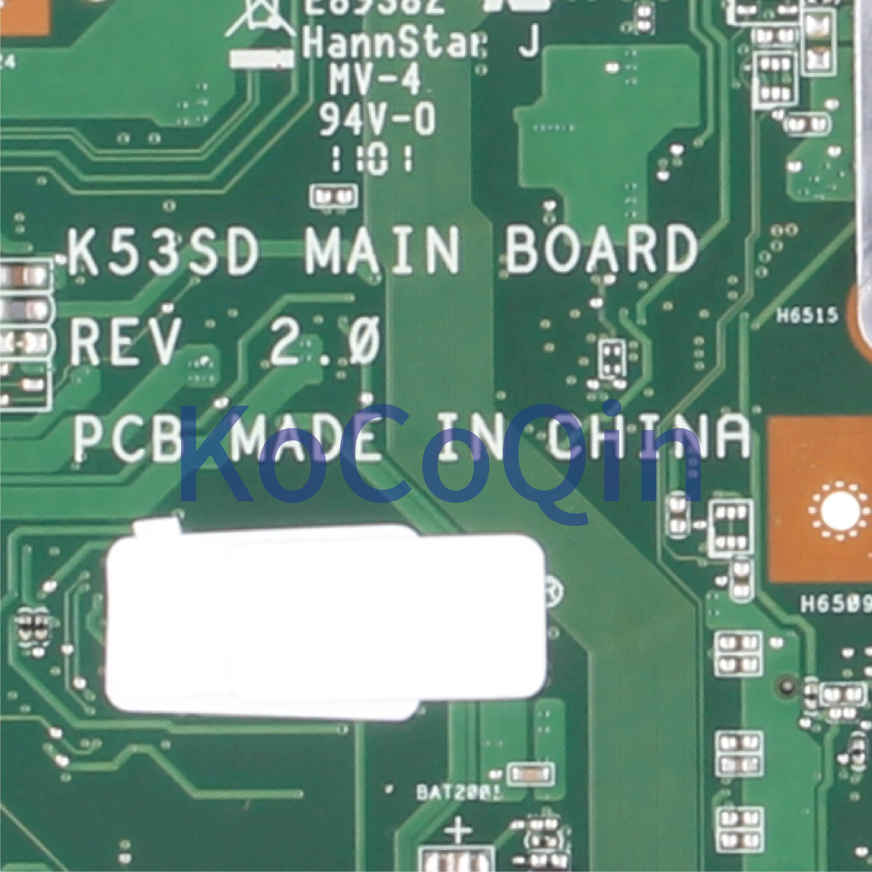Placa-mãe do Portátil para Asus Kocoqin Núcleo Mainboard Rev.2.0 Testado K53sd Hm65 - Imagem 4