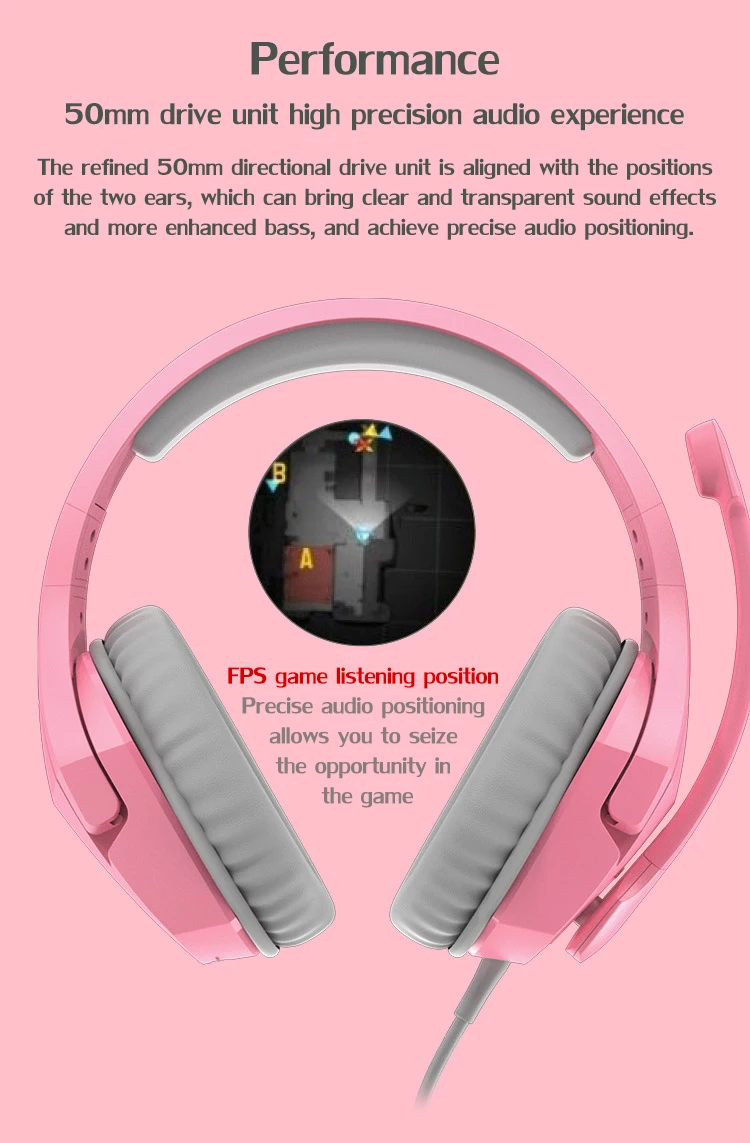 HyperX Cloud Stinger Lucky Pink girl Gaming Headset – Gamingclown