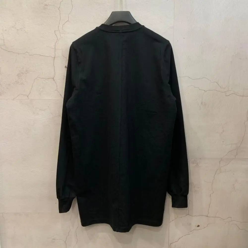 19ss Owen seak, мужские хлопковые Толстовки, Толстовки, готический стиль, большие размеры, Мужская одежда, Осенние однотонные черные толстовки, облегающие толстовки