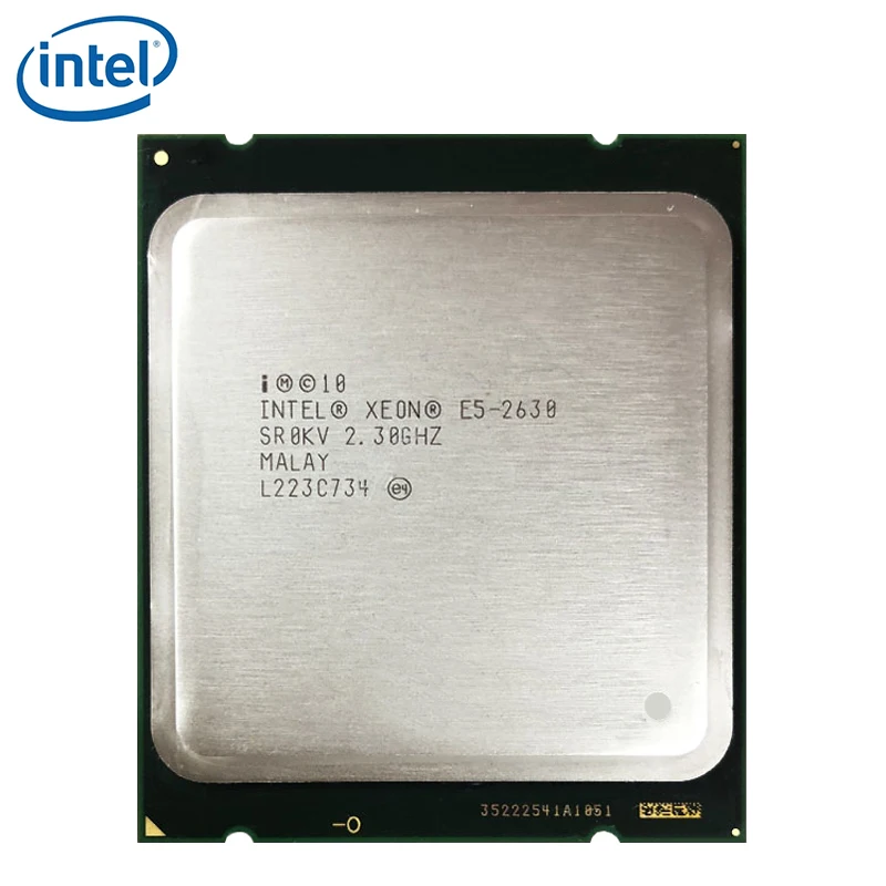 Процессор Intel Xeon E5 2630 2,3 ГГц 15 м кэш LGA 2011 95 Вт SR0KV E5-2630 серверный ЦП протестированный рабочий