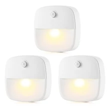 Интеллектуальный индукционный ночник для спальни, лампа для шкафа с ночной кровати, Индукционная лампа для человеческого тела 120 градусов, светодиодный светильник для коридора