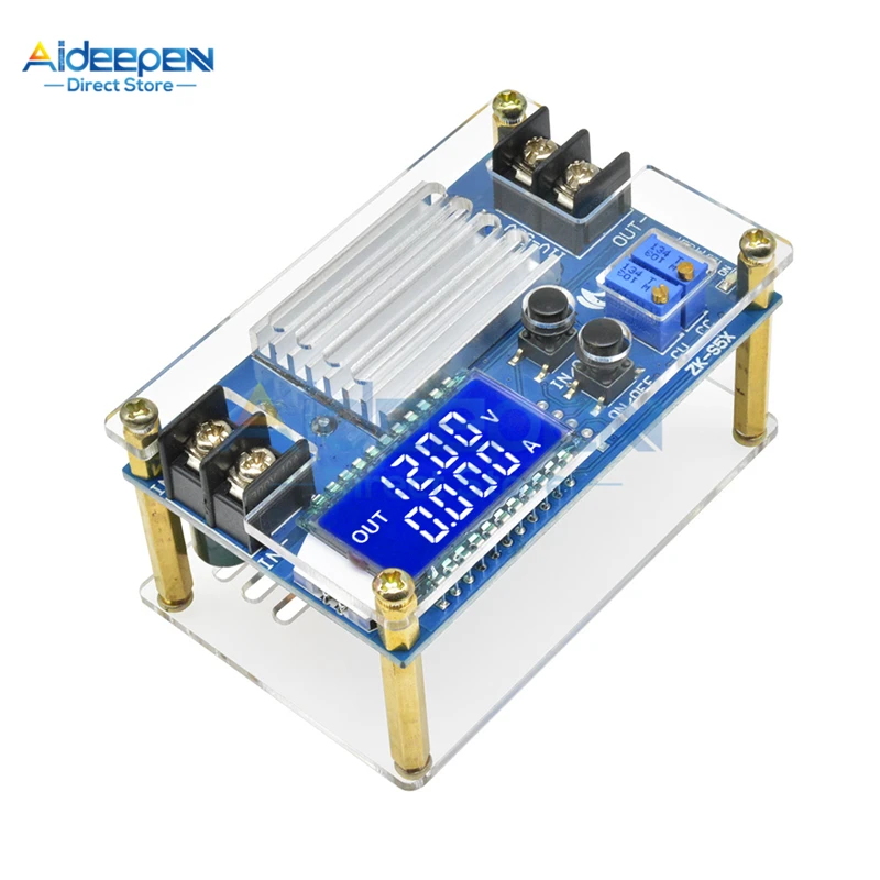 

DC 9-45V to 11-50V 5A Step up Boost Converter Constant Voltage Current Adjustable Regulated Power Supply Module LCD Display