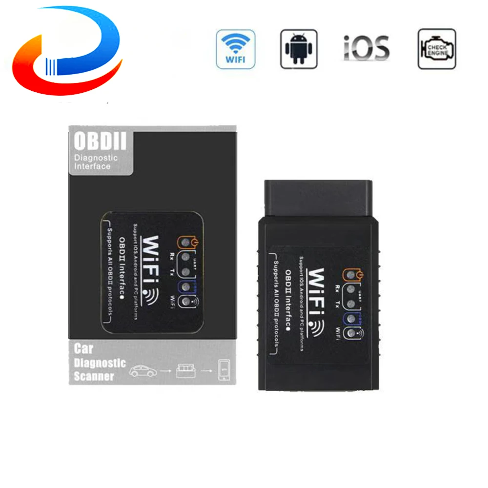 ELM 327 V1.5 WIFI OBD2 сканер ELM327 obd wifi OBD 2 автомобильный диагностический Wi Fi ODB2 elm327