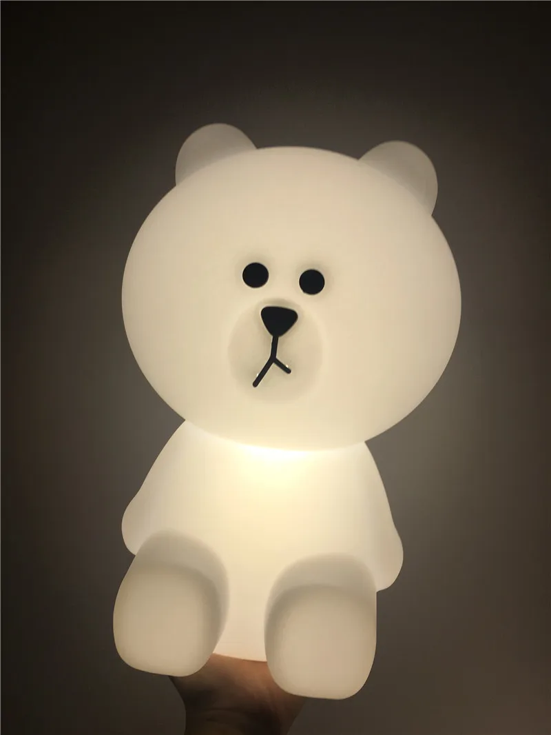 

INS Hot Selling Brown Bear CHILDREN'S Room Decorative Table Lamp Baby to Sleep with Night Light CHILDREN'S Toy Lighting