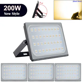 

4Pcs 200W LED Flood Light Super Bright Garden Landscape Outdoor Lamp Warm White