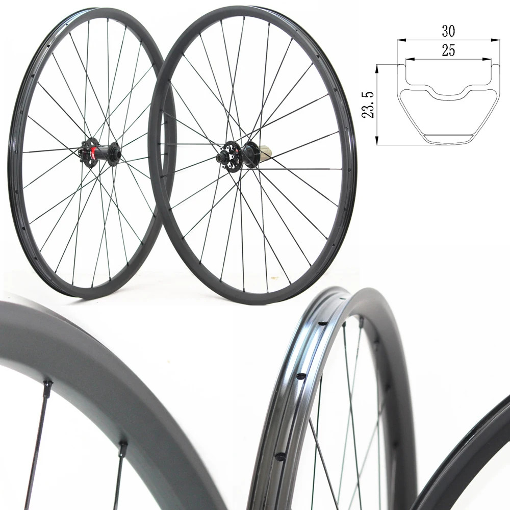 

29er all mountain bike wheels full carbon mtb bicycle wheels rims 30mm clincher tubeless ready rims