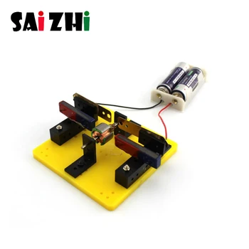 

Saizhi Physical DC Motor Model Kits Toy Diy Electric Toy Developing Intellectual Science STEM Motor Toy Birthday Gift For Kids