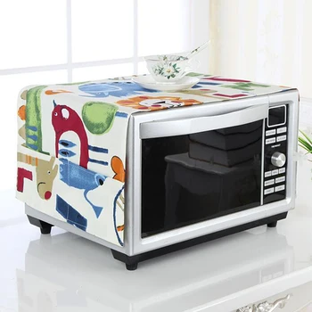 

Microwave Oven Cover Microwave Oven Dust Cover Cloth Cloth Oven Cover Storage Bag Kitchen Accessories Supplies Home Decoration
