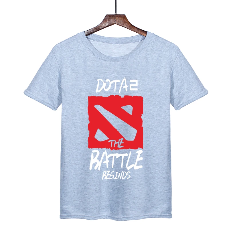  Defense of the Ancients T Shirt Men DOTA 2 T-Shirt Multiplayer Game Mens tshirt Cotton Homme Tops T