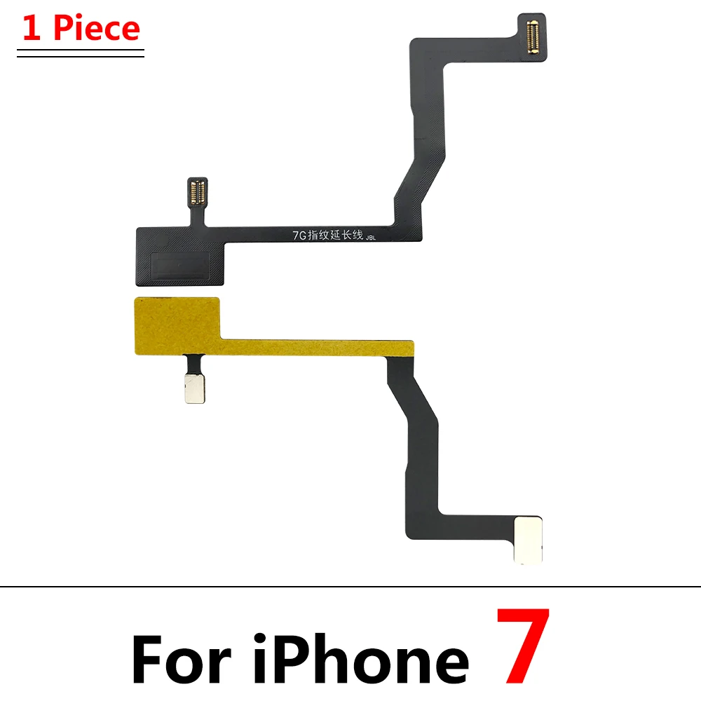 2Pcs/Lot,New Replacement Parts Fingerprint Home Touch ID Button Main  Motherboard Board Connector Ribbon For Iphone 6 6S 7 8 Plus