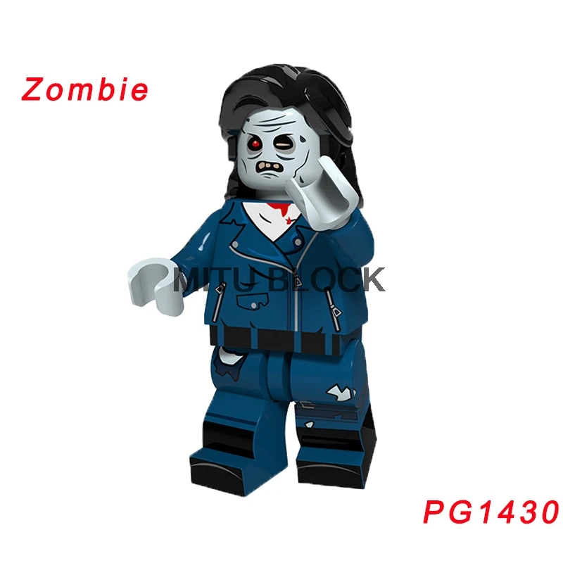 

PG1430 Single Sale Halloween Action Figures Zombie Balloon Boy Circus Clown Building Blocks Bricks Learning Gift Toy Children