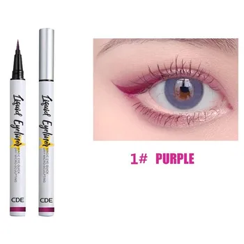 

Quick-drying Liquid Eyeliner Pen Ultra-fine Waterproof Sweat-proof Eyeliner For Beginner Women Colorful Liquid Eyeliner