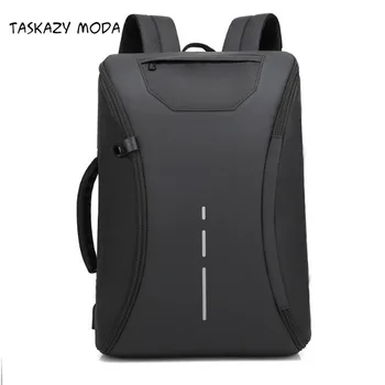 

Fashion New USB Charge Anti Theft Backpack for Men 15.6 Inch Laptop Men Backpacks Travel Duffel School Bags Sac A Dos Mochila