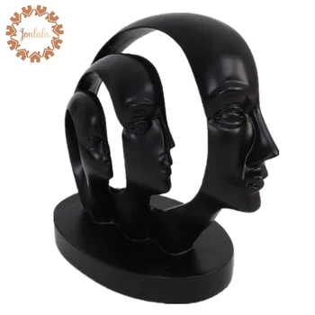 

Thinking Face 3 Face Figurines Ornaments Home Office Stylish Living Room Study Room Table Decoration Art Decoration Resin Crafts
