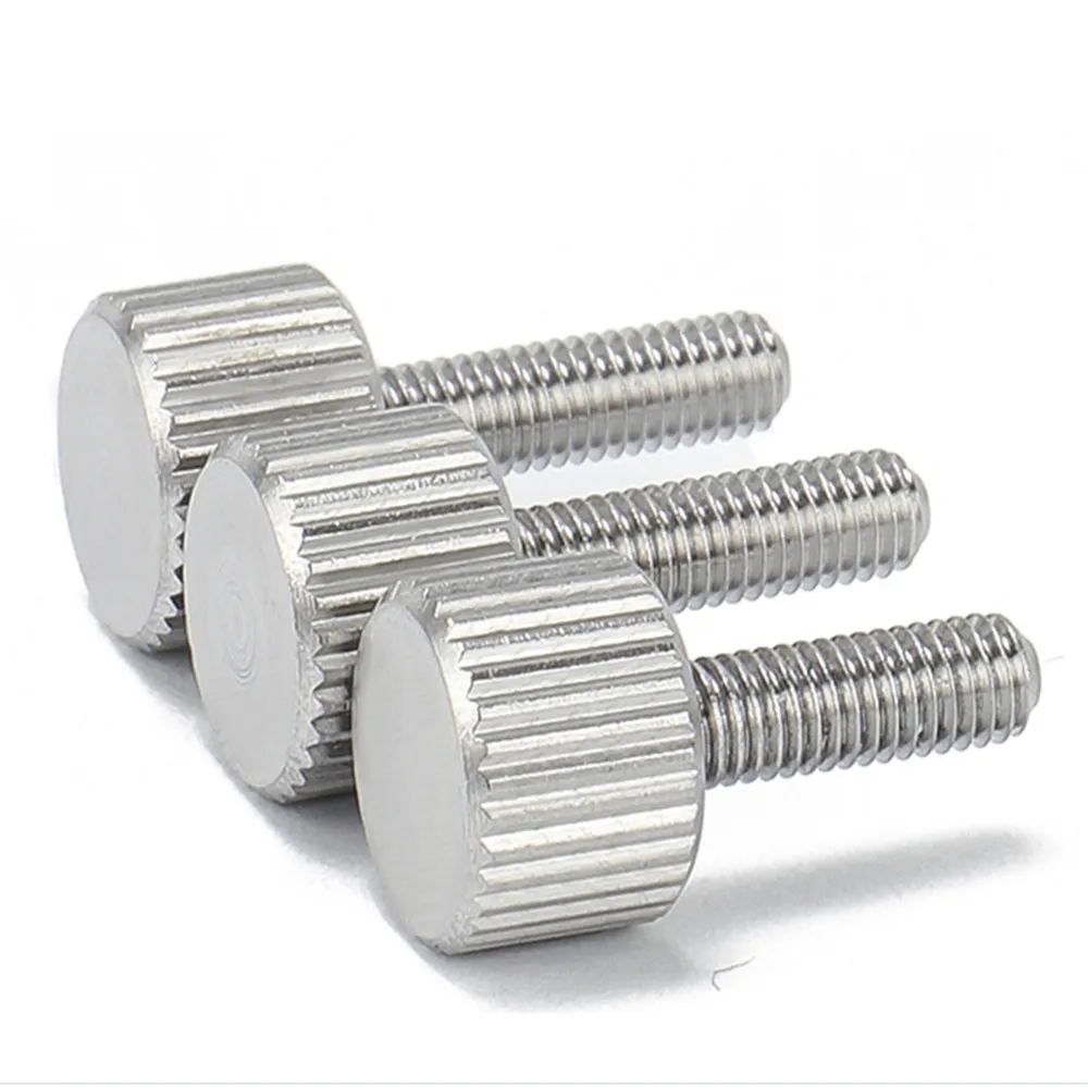 M2 5 Knurled Thumb Screw Thin Type With Knurling Screws Manual 