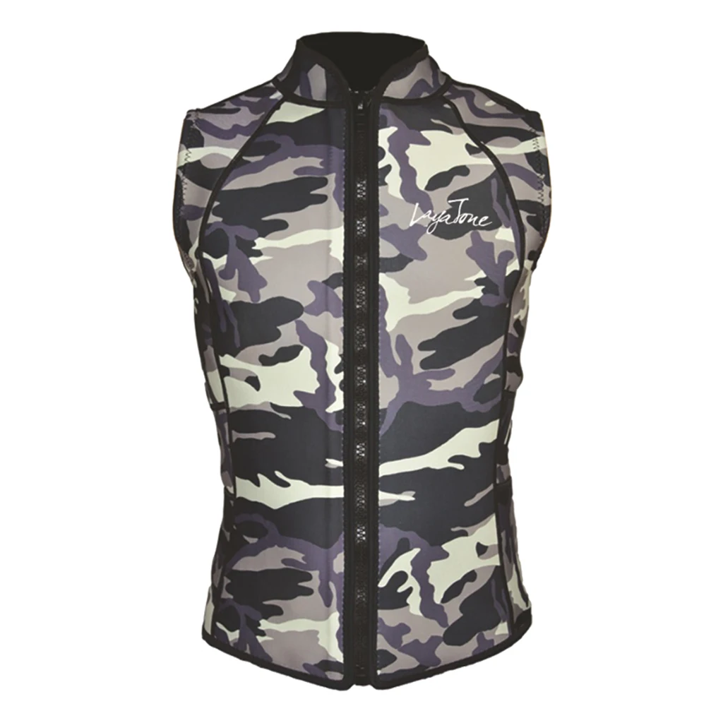 

Men's Women's Wetsuits Top Premium Neoprene Zipper Diving Surfing Vest - 6 Sizes Available