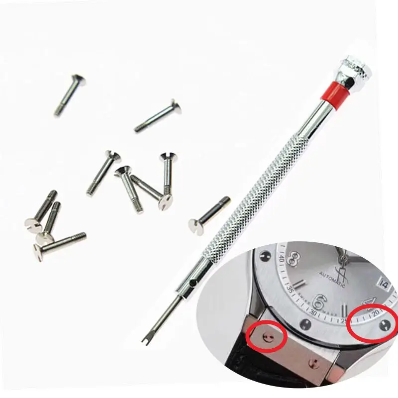 Stainless Steel Screw For Hublot Bigbang Classic Fusion Series Watch Bezel Strap Buckle H-Shaped U-Shaped and Tool | Наручные часы
