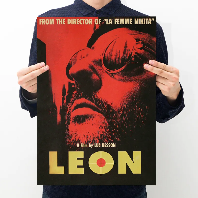 Hollywood Classic Movie Lyon And Matilda Character Poster This Killer Is Not Too Cold Bar Cafe Home Decoration Painting