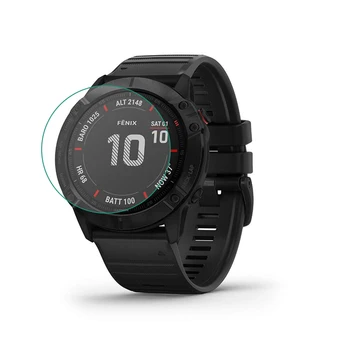 

Tempered Glass Clear Protective Film For Garmin Fenix 6x Fenix6x Shapphire / Pro Sloar Watch Screen Protector Cover Protection