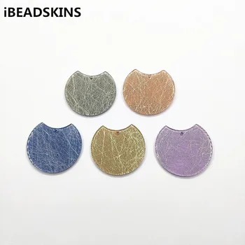 

New arrival! 37x30mm 100pcs Acrylic Round shape charm/Connectors for Necklace,Earrings parts,Accessories,hand Made Jewelry DIY