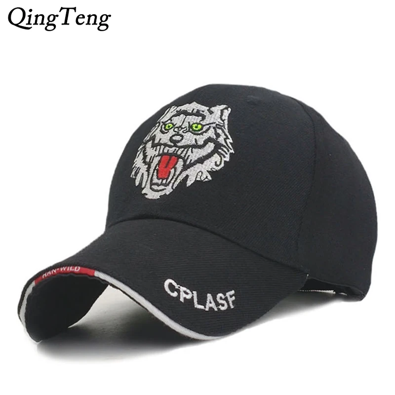 Новая армейская Повседневная Кепка, кепка для тренировок на открытом воздухе, специальная бейсбольная кепка с головой волка, Кепка в стиле хип-хоп, Кепка для унисекс